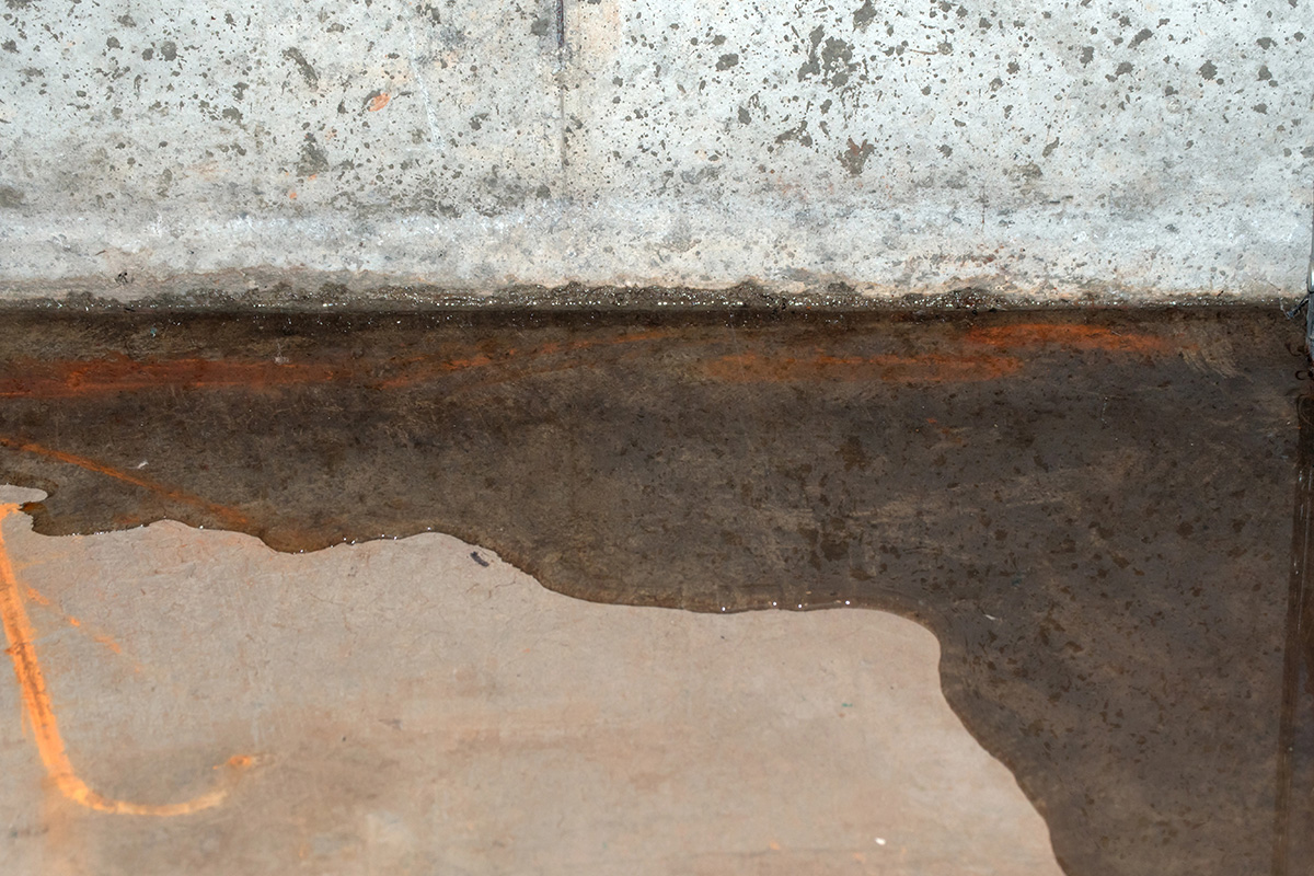 Water In Basement From Damanged Foundation